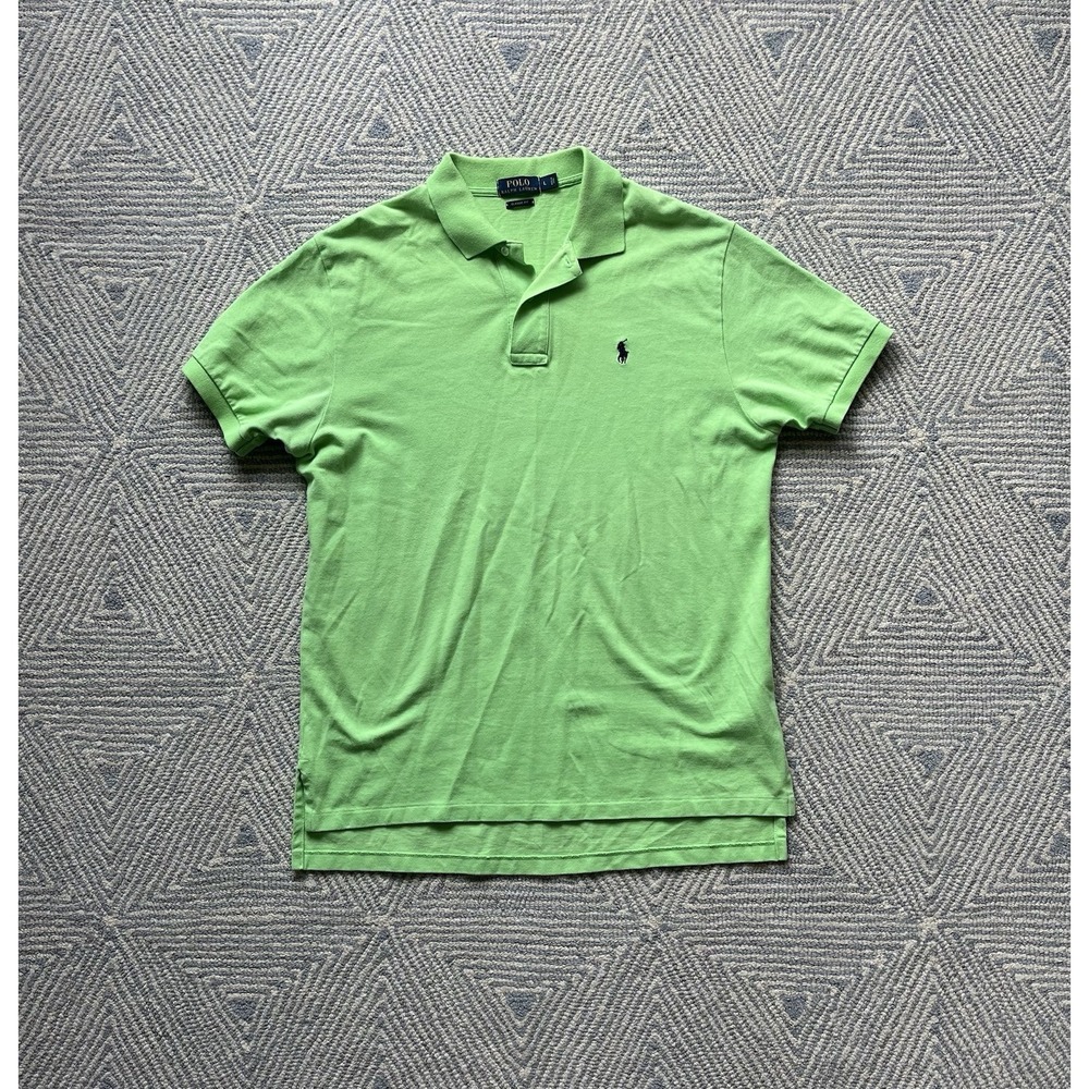 Polo Ralph Lauren Polo Shirt - Green/Blue -‎ Classic Fit - Large